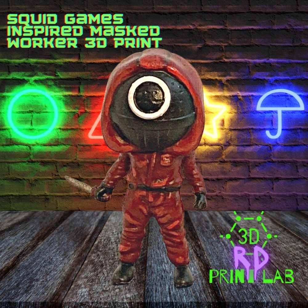 SQUID GAMES INSPIRED MASKED WORKER